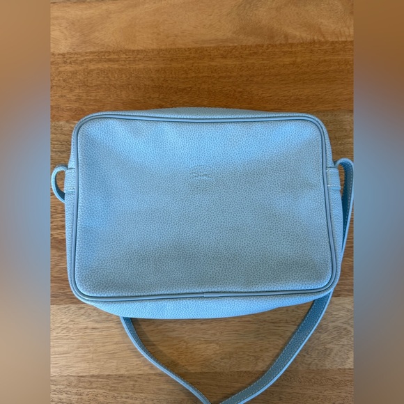 Longchamp Sky Blue “Camera” Shoulder Bag Purse - Picture 2 of 7
